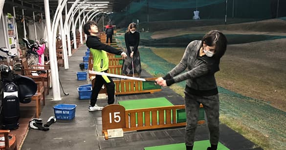 オフの日の打ちっ放し