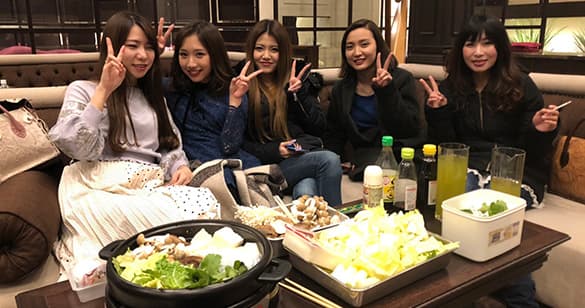 ミラノア鍋パーティー